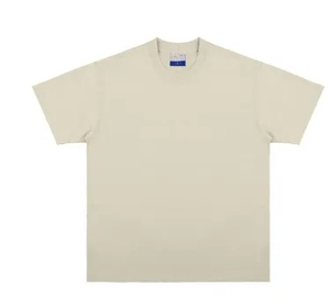 เสื้อยืดคอกลมสำหรับผู้ชายผ้าสแปนเด็กซ์สีทึบผ้า95% เฮฟวี่เวท - Product Image 6