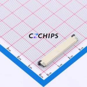 FPC-1.0AX-27PWCR-H25 FFC/FPC Connector SMD,P=1mm,Horizontal Mount Connector Drawer Type Bottom Contact 27P 1mm - Product Image 2