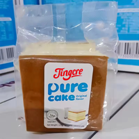 Vente en gros usine Jingcre Pain blanc doux et moelleux 100g*36pcs, à base de farine de blé, lait et raisins, type gâteau sandwich, faible en gras, certifié HALAL, sain