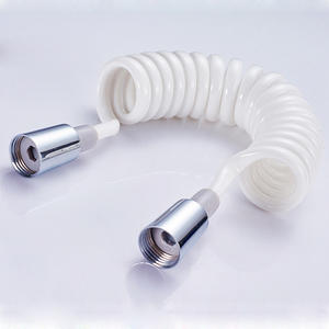 Tuyau d'arrosage flexible pour bidet 1,5m 2m 3m 5m, flexible et rétractable, avec raccords chromés pour la plomberie de salle de bain - Product Image 1
