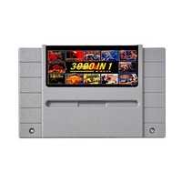 Cartouche de jeu SNES SFC NTSC 16 bits en anglais avec économie de batterie, multi-jeux 3000 en 1