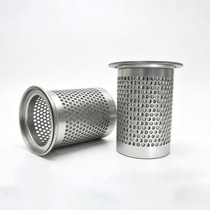 Filtro de Metal Perforado para Compresor de Aire Industrial, Resistente a la Corrosión - Product Image 1