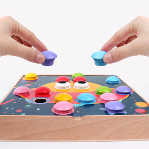 Jouets éducatifs Montessori en bois pour enfants, jouets en <span class=keywords><strong>mosaïque</strong></span> pour garçons et filles - Product Image 5