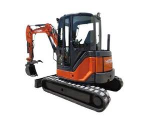 Mini-excavatrice de 5 tonnes d'occasion Hitachi Zx50u Zx50 avec lame, excavatrice Hitachi 50 ZX50 d'occasion en état presque neuf - Product Image 1