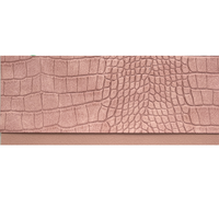 Cuir synthétique gaufré à texture d'alligator Tissu PVC Cuir de crocodile Matière première PVC pour sac à main Chaussures
