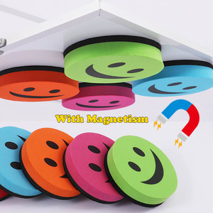 FOSKA Effaceur magnétique EVA à surface en <span class=keywords><strong>feutre</strong></span> doux, facile à saisir et à nettoyer, motif dessin animé mignon, sans traces, pour <span class=keywords><strong>tableau</strong></span> <span class=keywords><strong>blanc</strong></span> - Product Image 5