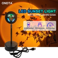 LED Sunset Projection Light, 180 Degree Rotation