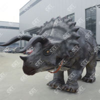 Costume de dinosaure animatronique double couche durable, Brachiosaurus, avec texture de peau réaliste pour les expositions muséales