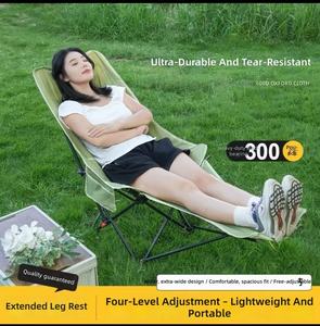 Custom Logo Modern Heavy Duty Folding <b>Camping</b> <b>Chair</b> Reinforced Stainless Steel Crossbar 600D Oxford Cloth Eco-Friendly Portable - Product Image 6