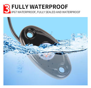 Feux de jour LED pour voiture, étanches, phares automatiques blancs, clignotants jaunes, feux de freinage à flux, 12V - Product Image 4