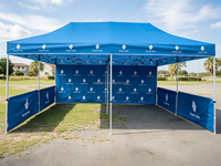 Tentes pliantes personnalisées 2x2m 3x3m 4x4m 5x5m 6x6m, imperméables, pour salons professionnels, expositions, événements en plein air
