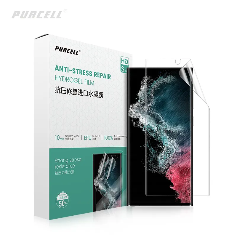 Protector de pantalla de TPU para teléfono móvil inteligente automático ilimitado Material de Corea película de Tpu Protector de pantalla de teléfono móvil de hidrogel