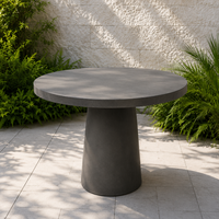 Table moderne en GRC légère, de haute qualité, fabriquée en usine, personnalisée, avec des caractéristiques ignifuges et imperméables pour une utilisation en extérieur dans les parcs