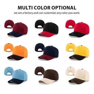Gorras de Béisbol Unisex de 5 Paneles, Precio de Fábrica, Tela de Algodón, Talla Ajustable, Visera Curva de Dos Tonos - Product Image 4