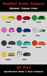 Usine 345 <span class=keywords><strong>365</strong></span> 380 mm Dsic <span class=keywords><strong>GT</strong></span> 6 Piston Étrier De Frein pour Tesla Golf Infiniti Q60 Q50 BMW M4 Z4 Toyota GR86 1N18515A 1N28515A - Product Image 5