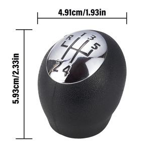 Renault Car Gear <b>Shift</b> <b>Knob</b> 5 6 Speed Manual Plastic Ergonomic Hand Ball <b>Shift</b> Accessory - Product Image 3