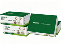 Test de grossesse rapide pour chèvres et moutons, kit de test de grossesse pour petits ruminants, animaux vétérinaires ---- Lecture rapide des résultats