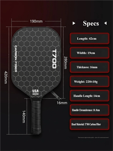 Raqueta de Kimchi para Principiantes, con Diseño Personalizable, de <span class=keywords><strong>Fibra</strong></span> de Carbono, Duradera y Moderna, en <span class=keywords><strong>Oferta</strong></span> - Product Image 3