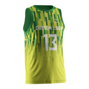 Uniforme Deportivo Sublimado OEM de Secado Rápido para Gimnasio y Voleibol, Uniforme Masculino, Camisetas de Voleibol Verdes para Hombre - Product Image 3