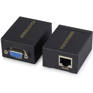 VGA Extender Via Ethernet <b>Cable</b> 1080p <b>HDMI</b> Video Signal Transmission Over Cat5e Cat6 <b>Cable</b> Up To 330ft - Product Image 1