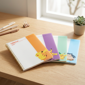 Korean Pokemoned Clear PP Spring Notebook Random Design Kids Stationery Transparent Coil Anime School Student Gift Wholesale - Product Image 2