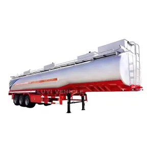 Fabriek Directe Verkoop Olietanker Vrachtwagen Benzine Diesel Capaciteit 45000 Liter Vloeibare Brandstof Tanker Oplegger Te Koop