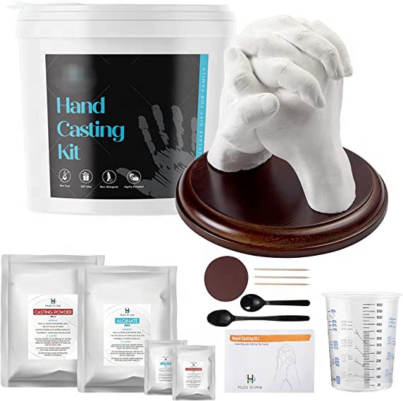 Kit Pengecoran Tangan 3d Gaya Busana, Bubuk Impression Alginate, Kit Casting Genggam