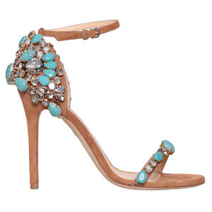 Sandalias de Tacón Alto para Mujer, Diseño Clásico con Correa y Decoración de Cristal, Precio de Fábrica - Product Image 2