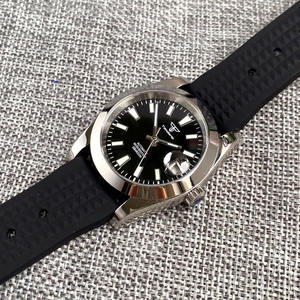 Tandorio Azure Blue Diver Watch 38mm 316L Boîtier brossé NH35A Verre saphir AR incurvé automatique 20Bar Étanche - Product Image 2