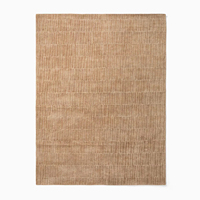 Tapis en laine de qualité supérieure Desert Sands, 100% laine de Nouvelle-Zélande, tufté à la main, design moderne, antidérapant, lavable, disponible en plusieurs tailles
