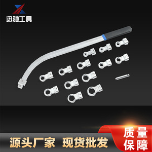 Juego de 10 llaves tensoras para correas de automóviles, con casquillo de 1/2 pulgada, de acero inoxidable, en estuche de herramientas para reparación mecánica y automotriz - Product Image 5