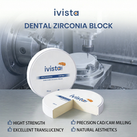 Bloque de Zirconia IVISTA ST-C de 1200MPa de Flexión y 43% de Translucidez, Tecnología Avanzada Antienvejecimiento para Restauración Dental