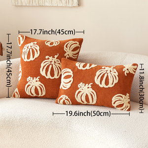 Thiết kế mới Thêu 18x18 trang trí gối trường hợp Halloween ném gối bao gồm - Product Image 3