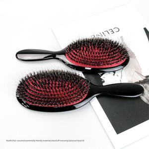 Rivate Label Hard Medium, spazzola per capelli spazzola per setole <span class=keywords><strong>di</strong></span> cinghiale <span class=keywords><strong>di</strong></span> <span class=keywords><strong>maiale</strong></span> spazzola per capelli parrucca districante estensioni dei capelli cuscino spazzola per Paddle/ - Product Image 1