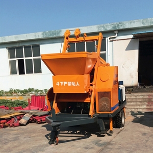 Mezcladora de Concreto Móvil Pequeña con Bomba, Nueva Mezcladora de Concreto Todo en Uno Tipo <span class=keywords><strong>Remolque</strong></span>, Fabricada en China - Product Image 3