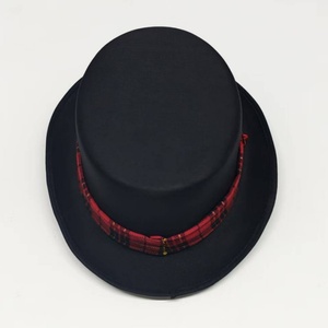 Sombrero de Copa Festivo Estilo Muñeco de Nieve con Ribete a Cuadros para Fiestas, Navidad, Cabina de Fotos y Celebraciones Invernales - Product Image 3