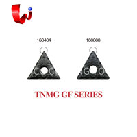 Plaquettes en carbure de tungstène JXTC TNMG 160404 GF JT4125 pour outils de tournage CNC