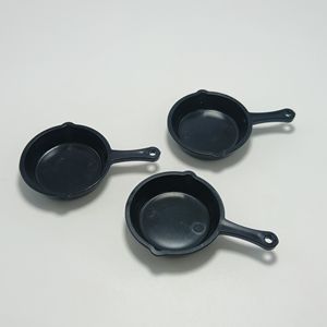 CHENXI Nouveau Style 500 pièces Accessoires de cuisine en plastique miniatures pour maison de poupée, jouets de simulation de poêle à frire - Product Image 2