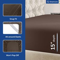 Juego de Sábanas Serie 1500 |   Ropa de Cama Ultra Suave y Fresca para Hotel - Bolsillos Profundos - Resistente a Arrugas, Manchas y Decoloración