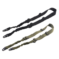 Sangle d'épaule tactique Mzj réglable en plusieurs points avec crochet en métal à dégagement rapide Accessoires de chasse Corde à saisir