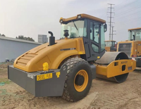 Nouveau Compacteur Vibratoire Monocylindre XS123 de 12 Tonnes pour le Compactage du Sol et de l'Asphalte