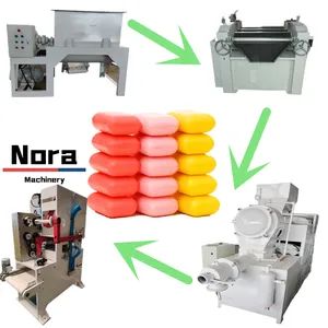 Chemical Industry Laundry Soap Making Machine Duplex Soap Press Automatic Soap Making Machine