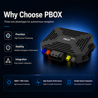 Receptor de Navegación GNSS IMU A&I P Box, Receptor GNSS de Banda de Frecuencia Completa y Constelación Completa para Vehículos No Tripulados de Baja Velocidad