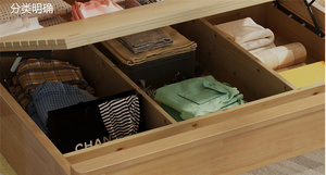 현대 럭셔리 킹 퀸 사이즈 침실 가구 더블 호텔 의료 가죽 보관 조정 가능한 나무 마사지 침대 세트 판매 - Product Image 5