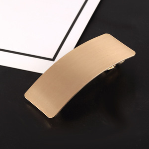 Accessoires de <span class=keywords><strong>cheveux</strong></span> de mode pinces à <span class=keywords><strong>cheveux</strong></span> en métal Surface <span class=keywords><strong>lisse</strong></span> Barrettes à <span class=keywords><strong>cheveux</strong></span> femmes alliage Barrettes élégantes - Product Image 1