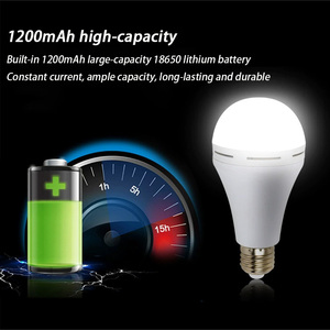 Chất lượng hàng đầu tùy chỉnh sạc khẩn cấp dẫn bóng đèn Đèn 7W 9W 12W 15W 6500K 85-265V E27 khẩn cấp bóng đèn ánh sáng - Product Image 2