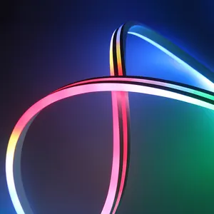 Viais Nhà cung cấp không thấm nước Silicone PVC 12V 24V rgbic Neon <span class=keywords><strong>LED</strong></span> Strip không thấm nước đa màu sắc dẫn ánh sáng dây thừng cho Đảng - Product Image 1