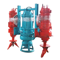 Pompe à boue submersible industrielle électrique verticale personnalisée avec agitateur pour dragage et pompage de sable