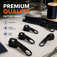 Stock disponible 8 #   Accessoires de couture : curseurs de fermeture éclair pour fermetures éclair en nylon, tirettes de fermeture éclair pour vêtements et sacs, kit de réparation de tête de tirette, outil de couture