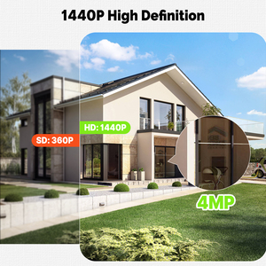 Cámara Inteligente MOES Tuya WiFi <span class=keywords><strong>de</strong></span> Doble Banda 2.4GHz 5GHz con Panel Solar Integrado, Resistente al Agua IP65, Monitoreo por Aplicación, Compatible con Alexa y <span class=keywords><strong>Google</strong></span> Home - Product Image 4